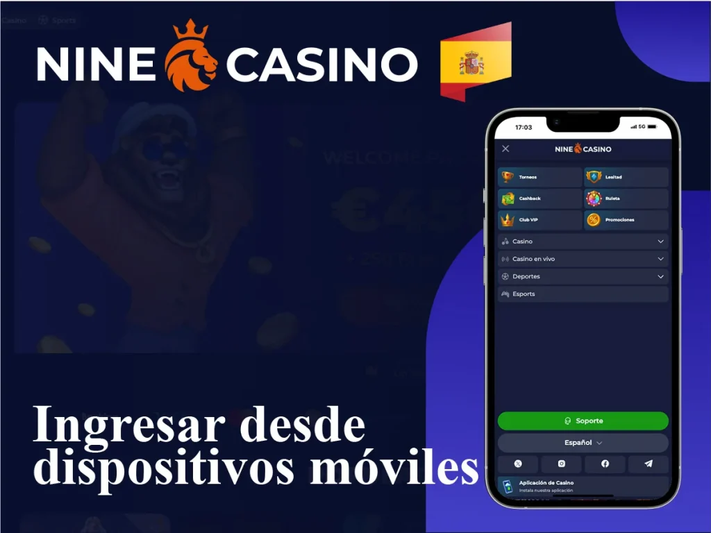 Ingresar desde dispositivos móviles