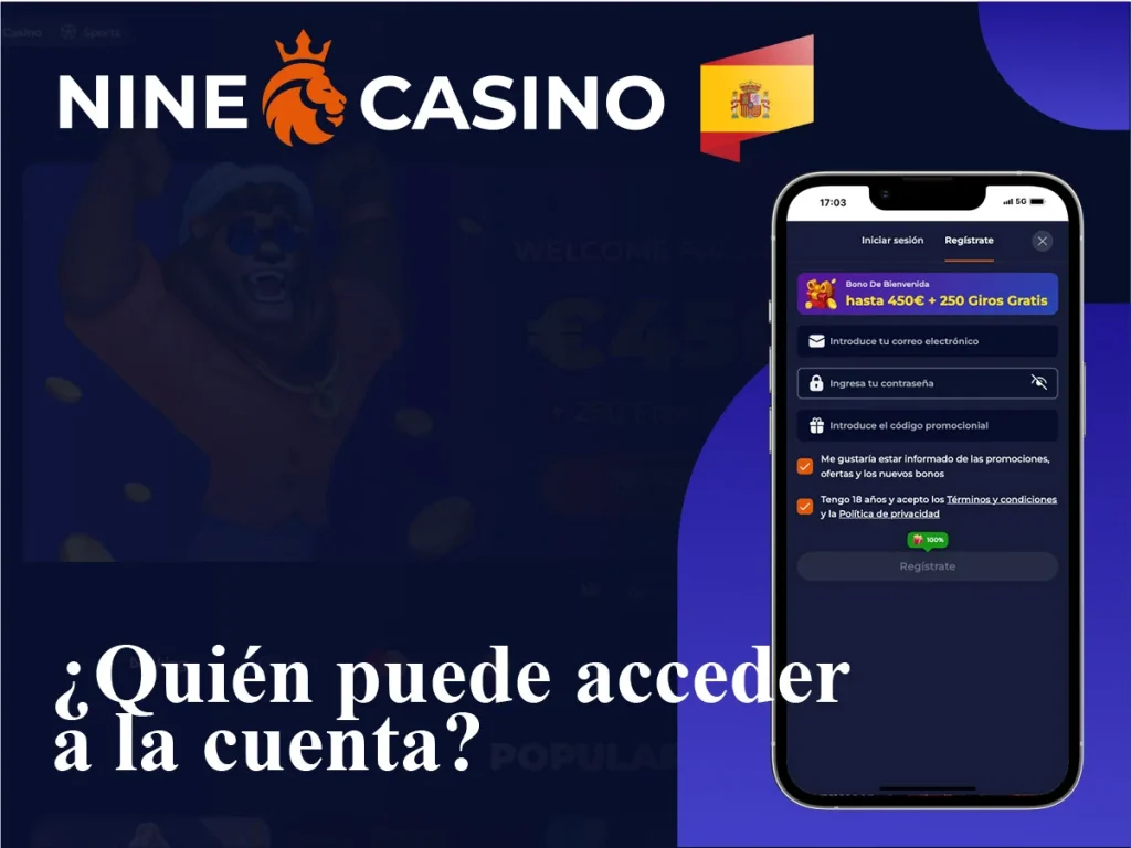 ¿Quién puede acceder a la cuenta?